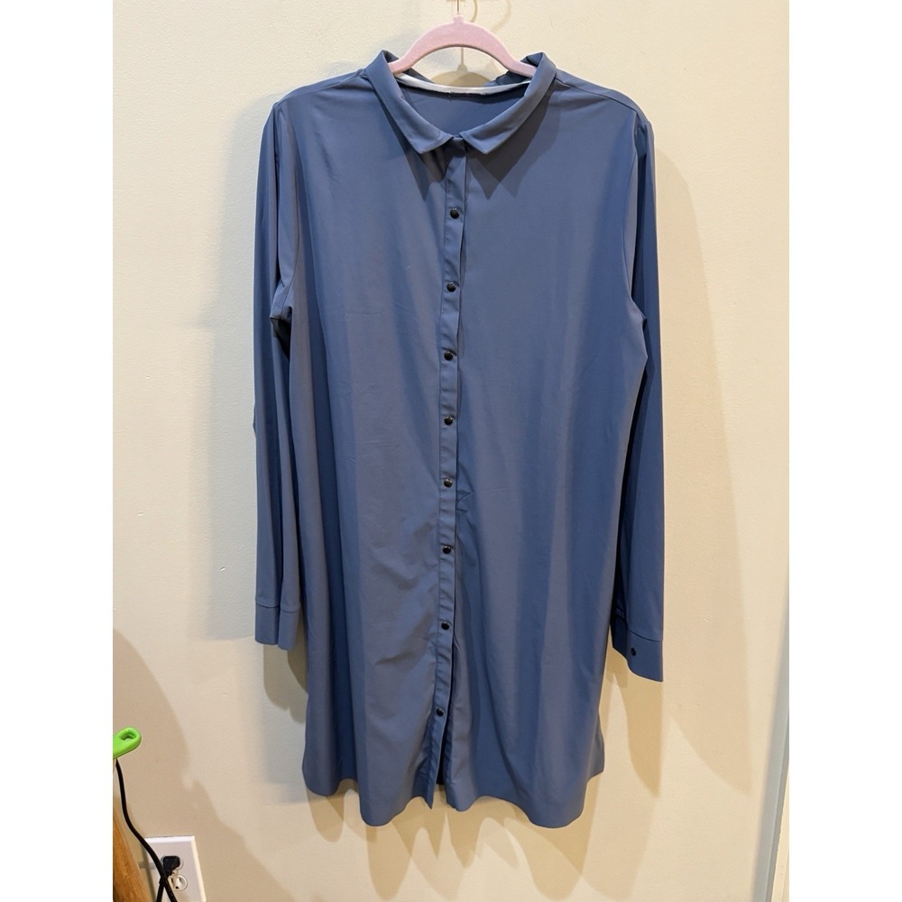 Aday Back To Front Versatile Button Down Shirt Dr… - image 3